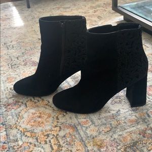 Barney’s Black Suede Ankle Boots